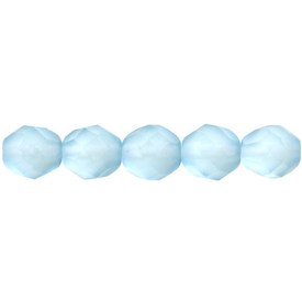 *1102-4700-19 - Fire Polished Bead Round 3MM Aquamarine Matt 200pcs Czech Republic *1102-4700-19,pos,3MM,Blue,Bead,Glass,Fire Polished,3MM,Round,Round,Blue,Aquamarine,Matt,Czech Republic,200pcs,montreal, quebec, canada, beads, wholesale