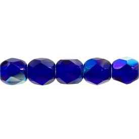 1102-4700-55 - Fire Polished Bead Round 3MM Cobalt AB 200pcs Czech Republic 1102-4700-55,Bead,Glass,Fire Polished,3MM,Round,Round,Cobalt,AB,Czech Republic,200pcs,montreal, quebec, canada, beads, wholesale