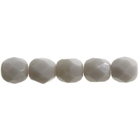 *1102-4700-81 - Fire Polished Bead Round 3MM Opal Grey 200pcs Czech Republic *1102-4700-81,Beads,Glass,200pcs,Bead,Glass,Fire Polished,3MM,Round,Round,Grey,Grey,Opal,Czech Republic,200pcs,montreal, quebec, canada, beads, wholesale