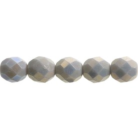 *1102-4700-83 - Fire Polished Bead Round 3MM Opal Grey Iris 200pcs Czech Republic *1102-4700-83,Fire Polished,Bead,Glass,Fire Polished,3MM,Round,Round,Grey,Grey,Opal,Iris,Czech Republic,200pcs,montreal, quebec, canada, beads, wholesale