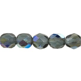 1102-4703-73 - Fire Polished Bead Round 8MM Montana AB 75pcs Czech Republic 1102-4703-73,8MM,75pcs,Bead,Glass,Fire Polished,8MM,Round,Round,Blue,Montana,AB,Czech Republic,75pcs,montreal, quebec, canada, beads, wholesale