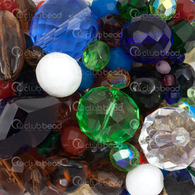 1102-4799-MIX - Fire Polished Bead Round Assorted Size-Color 150gr Czech Republic 1102-4799-MIX,Bulk products,montreal, quebec, canada, beads, wholesale