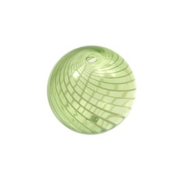 *1102-4805-05 - Glass Hollow Bead Blown Round 20MM Green With Stripes 10pcs *1102-4805-05,Beads,Glass,Hollow,Hollow Bead,Blown,Glass,20MM,Round,Round,Green,Green,With Stripes,China,10pcs,montreal, quebec, canada, beads, wholesale