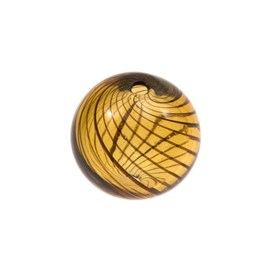 *1102-4805-07 - Glass Hollow Bead Blown Round 20MM Brown With Stripes 10pcs *1102-4805-07,Beads,Glass,Hollow,Hollow Bead,Blown,Glass,20MM,Round,Round,Brown,Brown,With Stripes,China,10pcs,montreal, quebec, canada, beads, wholesale