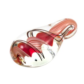 *1102-4809-03 - Glass Pendant Lampwork Drop Twist 24X46MM Red 1pcs *1102-4809-03,Pendants,1pcs,Pendant,Lampwork,Glass,Glass,24X46MM,Drop,Drop,Twist,Red,Red,China,1pcs,montreal, quebec, canada, beads, wholesale