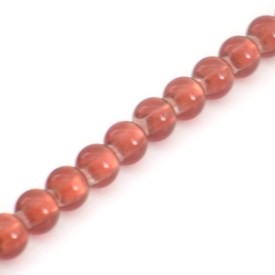 *1102-5512-11 - Plastic Bead Latex Round 8MM Smoked Topaz Square Glass Center 16'' String *1102-5512-11,Beads,Plastic,Glass center,Bead,Latex,Plastic,Plastic,8MM,Round,Round,Brown,Topaz,Smoked,Square Glass Center,montreal, quebec, canada, beads, wholesale