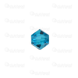 *1102-5800-43 - Crystal Bead Stellaris Bicone 4MM Blue Zircon 144pcs *1102-5800-43,montreal, quebec, canada, beads, wholesale