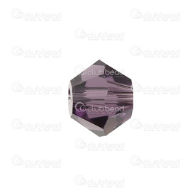 1102-5802-33 - Crystal Bead Stellaris Bicone 6mm Dark Purple 48pcs 1102-5802-33,Beads,Crystal,Bicone,Purple,Bead,Stellaris,Crystal,6mm,Bicone,Bicone,Purple,Dark,China,48pcs,montreal, quebec, canada, beads, wholesale