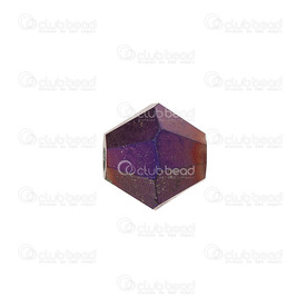1102-5802-M33 - Crystal Bead Stellaris Bicone 6mm Purple Metallic 48pcs 1102-5802-M33,stellaris crystal,6mm,Bead,Stellaris,Crystal,6mm,Bicone,Bicone,Purple,Metallic,China,48pcs,montreal, quebec, canada, beads, wholesale