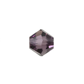 1102-5804-33 - Crystal Bead Stellaris Bicone 8MM Dark Purple 24pcs 1102-5804-33,Beads,Crystal,24pcs,Bead,Stellaris,Crystal,8MM,Bicone,Bicone,Mauve,Purple,Dark,China,24pcs,montreal, quebec, canada, beads, wholesale