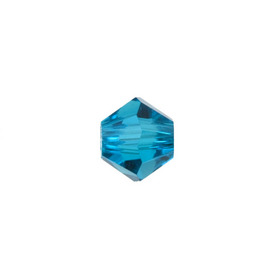 *1102-5804-43 - Bille de Cristal Stellaris Bicône 8MM Zircon Bleu 24pcs *1102-5804-43,montreal, quebec, canada, beads, wholesale