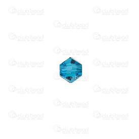 *1102-5806-43 - Bille de Cristal Stellaris Bicône 3MM Zircon Bleu 144pcs *1102-5806-43,montreal, quebec, canada, beads, wholesale