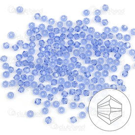 1102-5809-05 - Cristal Bille Stellaris Bicone 2mm Bleu Pâle 195-200pcs 1102-5809-05,Billes,Cristal,Stellaris,montreal, quebec, canada, beads, wholesale