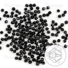 1102-5809-13 - crystal bead stellaris bicone 2mm jet 195-200pcs 1102-5809-13,Beads,Crystal,montreal, quebec, canada, beads, wholesale