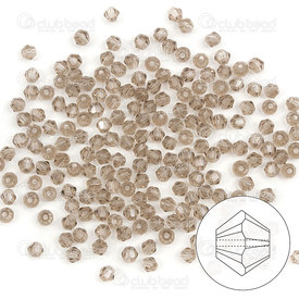 1102-5809-57 - crystal bead stellaris bicone 2mm grey 195-200pcs 1102-5809-57,Beads,Crystal,montreal, quebec, canada, beads, wholesale