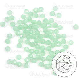 1102-5810-81 - Crystal Bead Stellaris Round 32 face faceted 4mm jade peridot 98-100pcs 1102-5810-81,montreal, quebec, canada, beads, wholesale