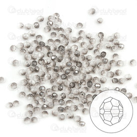 1102-5832-57 - crystal bead stellaris oval facetted 2x3mm grey 180pcs 1102-5832-57,crystal bead stellaris oval facetted 2x3mm,montreal, quebec, canada, beads, wholesale