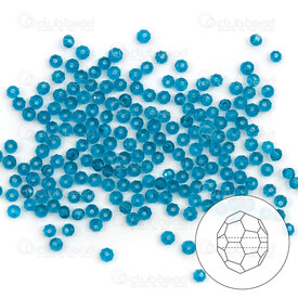 1102-5832-59 - Cristal Bille Stellaris Oval Facetté 2x3mm Bleu Paon 180pcs 1102-5832-59,Billes,Cristal,=p,montreal, quebec, canada, beads, wholesale