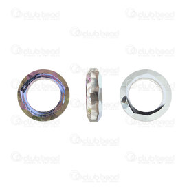 1102-5850-1401 - Glass Pendant Stellaris Donut-Ring 14x4mm Metalic Purple Inner Diameter 9mm 6cs 1102-5850-1401,Pendants,Crystal,Stellaris,montreal, quebec, canada, beads, wholesale