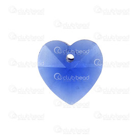 1102-5891-07 - Crystal Pendant Stellaris Heart 10x10x6mm Medium Blue 5pcs 1102-5891-07,Clearance by Category,Glass Crystal,Pendant,Stellaris,Glass,Crystal,10x10x6mm,Heart,Heart,Blue,Blue,Medium,China,5pcs,montreal, quebec, canada, beads, wholesale