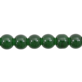 *1102-6210-13 - Glass Bead Round 8MM Dark Green Shiny 16'' String *1102-6210-13,Beads,Glass,8MM,Bead,Glass,Glass,8MM,Round,Green,Dark Green,Shiny,China,16'' String,montreal, quebec, canada, beads, wholesale