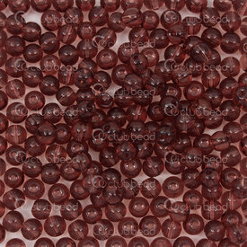 1102-6213-04211 - Glass Bead Round 4mm Medium Purple Transparent Loose (approx. 900pcs) 100gr 1bag 1102-6213-04211,MS,montreal, quebec, canada, beads, wholesale