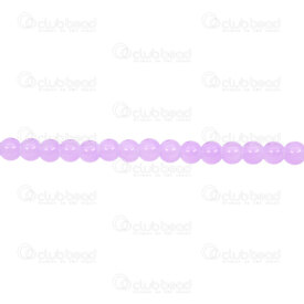 1102-6214-0429 - Glass Bead Round 4mm Fuchsia Purple Glossy (app180pcs) 32in String 1102-6214-0429,Beads,Glass,montreal, quebec, canada, beads, wholesale