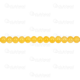 1102-6214-0645 - Bille Verre Rond 6mm Jaune Citron Transparent Trou 1.2mm Corde de 32 pouces 1102-6214-0645,lemon,montreal, quebec, canada, beads, wholesale