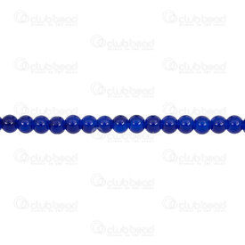 1102-6214-0689 - Glass Bead Round 6mm Dark Royal Blue Glossy 30in String (approx. 120pcs) 1102-6214-0689,Roya,montreal, quebec, canada, beads, wholesale