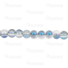 1102-6214-0815 - Glass Pressed Bead Round 8mm Shiny AB Blue Grey Transparent 32'' string (100pcs) 1102-6214-0815,Beads,Glass,Bead,Glass,Glass Pressed,8MM,Round,Round,Blue,Blue Grey,Shiny,AB,Transparent,China,montreal, quebec, canada, beads, wholesale