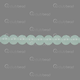1102-6214-0827 - Pale Glass Bead Pearl Round 8MM green jade glossy 32in String 1102-6214-0827,Beads,Glass,Pressed,montreal, quebec, canada, beads, wholesale