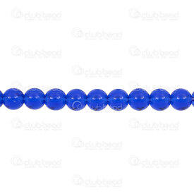 1102-6214-0859 - Glass Bead 8mm Round Transparent Cobalt String 30" 1102-6214-0859,Beads,montreal, quebec, canada, beads, wholesale