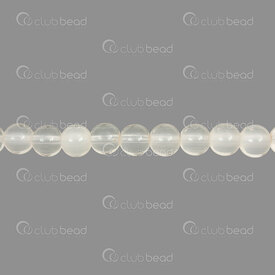 1102-6214-0871 - Glass Bead Round 8mm Beige Opal 30in String (app. 90pcs) 1102-6214-0871,Beads,Glass,montreal, quebec, canada, beads, wholesale