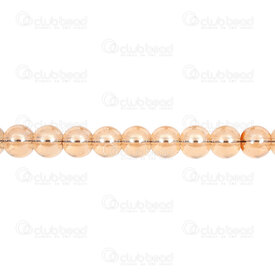 1102-6214-0897 - Glass Pressed Bead Round 8mm Silver Champagne Luster 30in String 1102-6214-0897,Champagne,montreal, quebec, canada, beads, wholesale