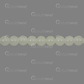 1102-6214-0899 - Bille de Verre Pressé Rond 8mm Jade Vert Extra Pale Corde de 30po (approx. 90pcs) 1102-6214-0899,Billes,montreal, quebec, canada, beads, wholesale