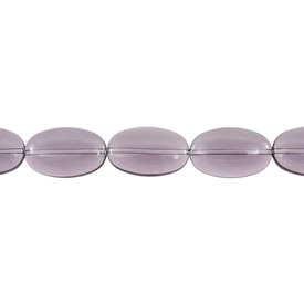 *1102-9202-131 - Glass Bead Oval Flat 14X23MM Purple App. 13'' String *1102-9202-131,Bead,Glass,Glass,14X23MM,Oval,Flat,Mauve,Purple,China,App. 13'' String,montreal, quebec, canada, beads, wholesale