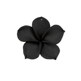 *1104-0120-01 - Polymer Clay Pendant Flower 60MM Black 5pcs *1104-0120-01,5pcs,Pendant,Other,Polymer Clay,60MM,Flower,Flower,Black,Black,China,5pcs,montreal, quebec, canada, beads, wholesale