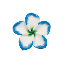 *1104-0120-07 - Polymer Clay Pendant Flower 60MM Blue/White/Green 5pcs *1104-0120-07,Pendants,Polymer clay,Pendant,Other,Polymer Clay,60MM,Flower,Flower,Mix,Blue/White/Green,China,5pcs,montreal, quebec, canada, beads, wholesale