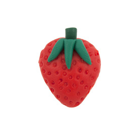 *1104-0161 - Polymer Clay Bead Strawberry 13X20MM Red 10pcs *1104-0161,Beads,Polymer clay,Bead,Polymer Clay,13X20MM,Strawberry,Red,Red,China,10pcs,montreal, quebec, canada, beads, wholesale