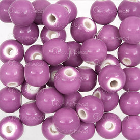 1105-0101-1031 - ceramic bead round 10mm dark mauve 50pcs 1105-0101-1031,Beads,montreal, quebec, canada, beads, wholesale
