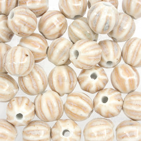 1105-0303-1101 - Kiln Burned ceramic bead lantern shape 11x10mm Beige 50pcs 1105-0303-1101,Clearance by Category,Ceramic,montreal, quebec, canada, beads, wholesale