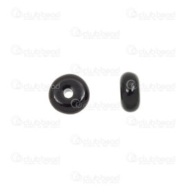1105-0801-0615 - ceramic spacer washer 6x3mm black 1.2mm hole 50pcs 1105-0801-0615,Beads,Ceramic,montreal, quebec, canada, beads, wholesale
