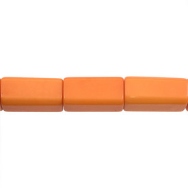 *1106-0492-03 - Resin Bead Rectangle 14X28MM Orange 14pcs String India *1106-0492-03,Clearance by Category,Resin,Bead,Resin,14X28MM,Rectangle,Orange,Orange,India,14pcs String,montreal, quebec, canada, beads, wholesale