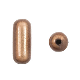 *1106-08180-13 - Plastic Bead Cylinder Long 7X17MM Light Smoked Topaz Miracle 50pcs *1106-08180-13,Bead,Plastic,Plastic,7X17MM,Cylinder,Cylinder,Long,Brown,Smoked Topaz,Light,Miracle,China,50pcs,montreal, quebec, canada, beads, wholesale