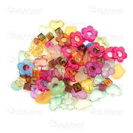 1106-9099-MIX1 - Plastic Bead-Pendant Gummy Bear Assorted Color-Shape-Size 1bag (approx.300gr) 1106-9099-MIX1,Bulk products,Beads and pendants,montreal, quebec, canada, beads, wholesale