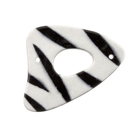 *1106-93113 - Plastic Bead Triangle Donut 35X50MM Zebra Grey 8pcs *1106-93113,Anneaux,Plastic,Bead,Plastic,Plastic,35X50MM,Triangle,Donut,Grey,Zebra,China,8pcs,montreal, quebec, canada, beads, wholesale