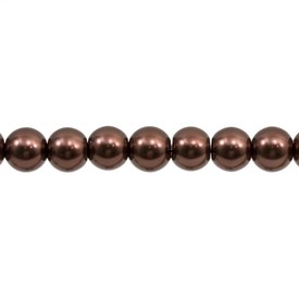 1107-0901-05 - Glass Bead Pearl Round 6MM Brown 16'' String 1107-0901-05,Beads,Glass,16'' String,Brown,Bead,Pearl,Glass,6mm,Round,Round,Brown,Brown,China,16'' String,montreal, quebec, canada, beads, wholesale
