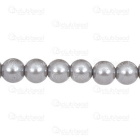 1107-0904-03 - Glass Bead Pearl Round 12MM Grey 32'' String 1107-0904-03,12mm,16'' String,Bead,Pearl,Glass,Glass,12mm,Round,Round,Grey,Grey,China,16'' String,montreal, quebec, canada, beads, wholesale
