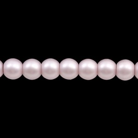 *1107-0910-15 - Glass Bead Pearl Round 4MM Light Pink Matt 16'' String *1107-0910-15,montreal, quebec, canada, beads, wholesale