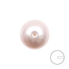 *DB-1107-0921-03 - Plastic Bead Round Half drilled 8MM Pearl Light Pink 1.2mm Hole 24pcs *DB-1107-0921-03,Beads,Glass,Pearled,Bead,Plastic,Plastic,8MM,Round,Round,Half drilled,Pink,Pink,Pearl,Light,montreal, quebec, canada, beads, wholesale